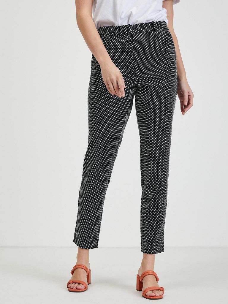 Orsay Weiß-Schwarze Damen Polka Dot Hose 390304-660000__38