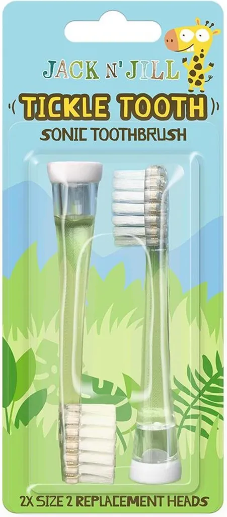 Brossettes Soniques Poils Extra Doux Jack N' Jill pour Enfants - x2