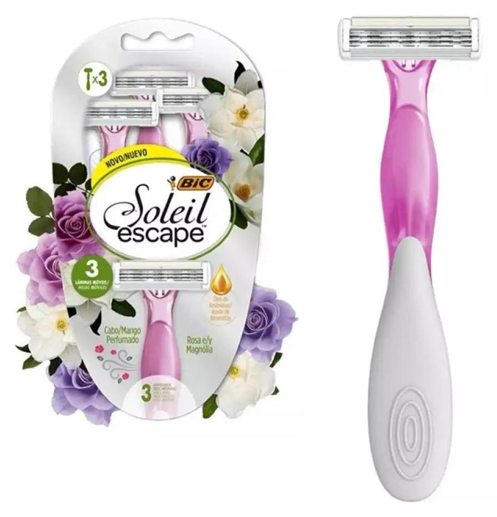 BIC Einwegrasierer SOLEIL ESCAPE 3 MOM. TRÄNE/ROSE BL3