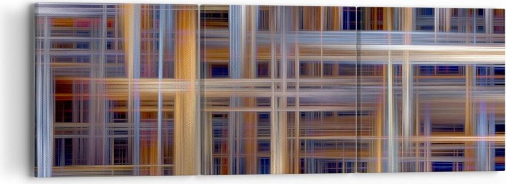 Bild auf Leinwand - Leinwandbild - Abstraktion modern - 90x30cm - Wand Bild - Wanddeko - Wandbilder - Leinwanddruck - Bilder - Kunstdruck - Wanddek...