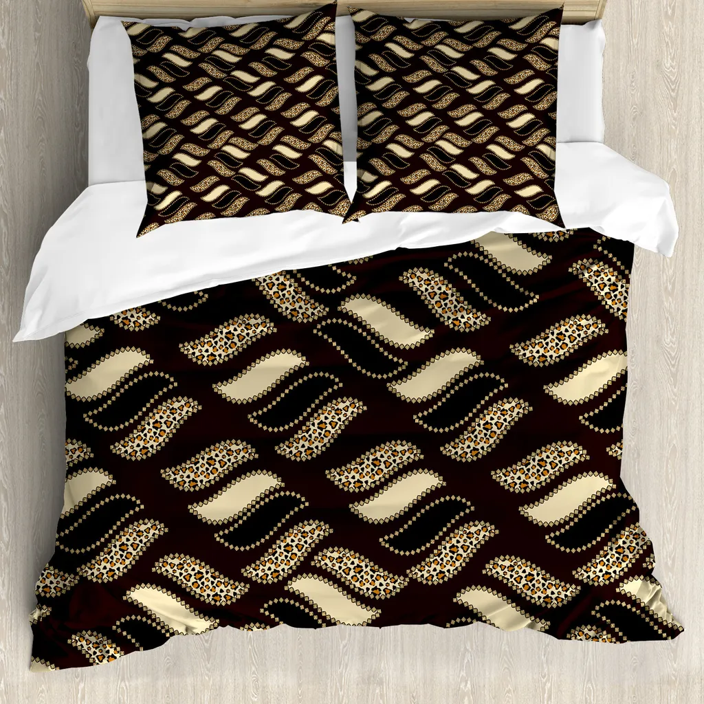 ABAKUHAUS Copripiumino Safari Marrone 200x200 Antiacaro | Offerta Letto