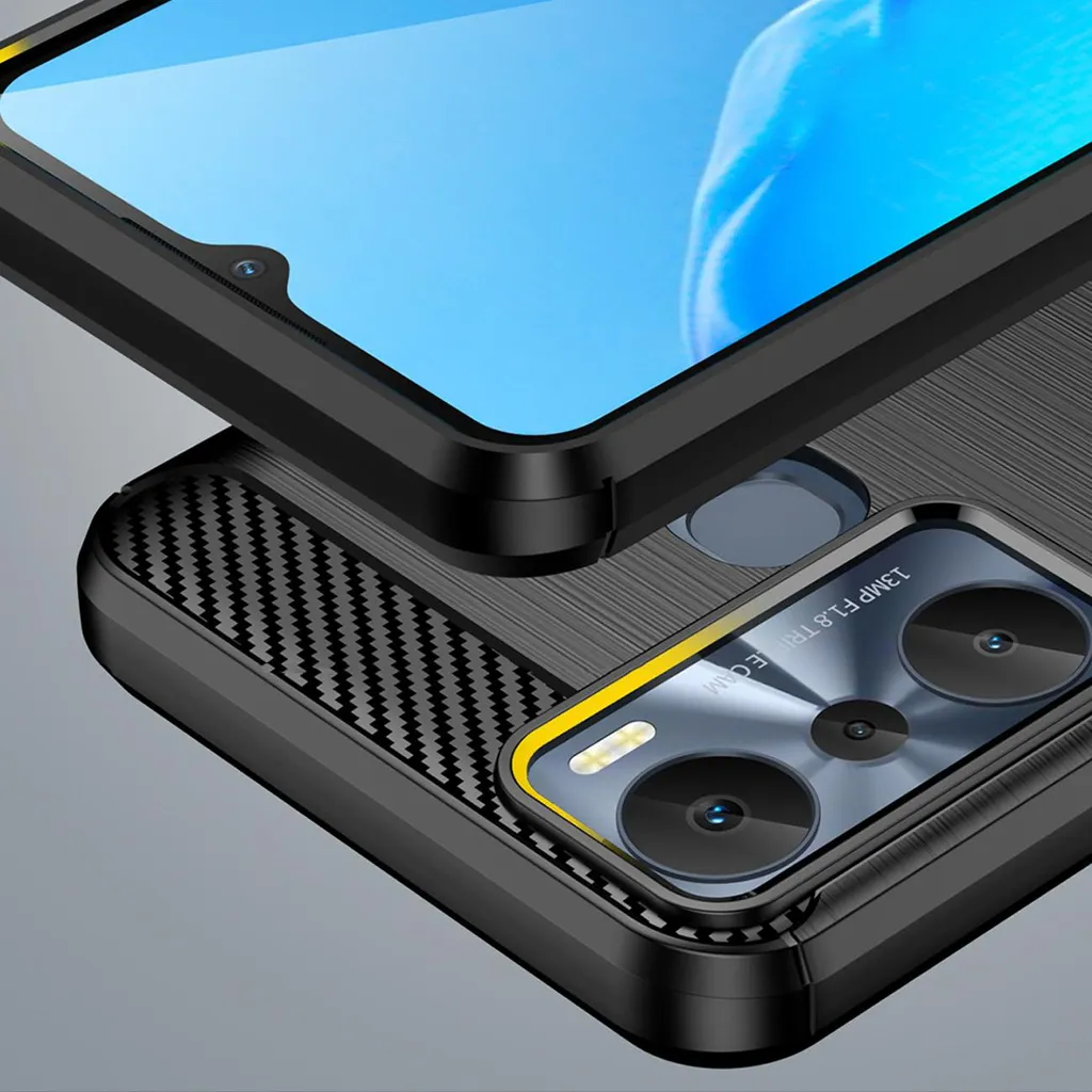 Custodia KARBON Infinix Hot 20i Nero - Protezione Blindata Anti-Urto - 4