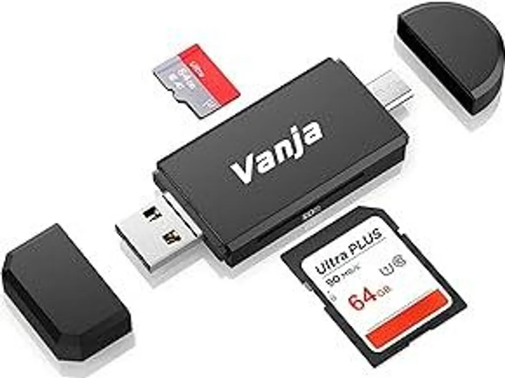 Lettore SD Vanja 3-in-1 USB-C e Micro USB | Adattatore Alta Velocità