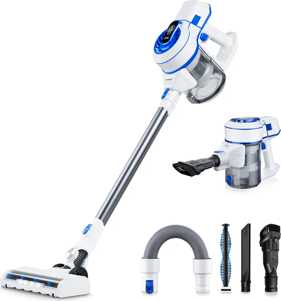 Aspirateur Balai 2 en 1 Niceboy ION Hurricane H5 Polyvalent et Sans Fil