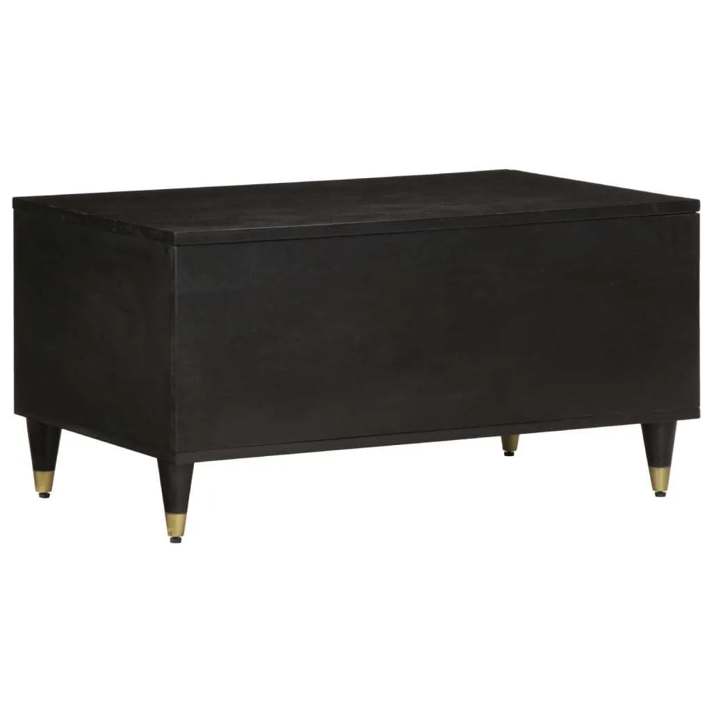 Tavolino Basso SYFAX™ 80x50x40 cm - Design Industrial Mango Massello - 3