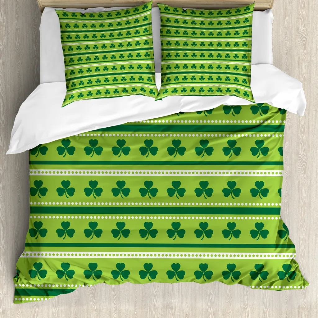 Set Letto ABAKUHAUS 155x220 Verde Antiallergico in Microfibra