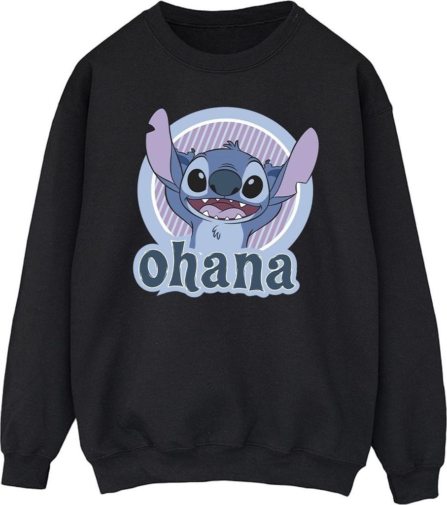 Disney - "Ohana" Sweatshirt für Herren BI31241 (S) (Schwarz)
