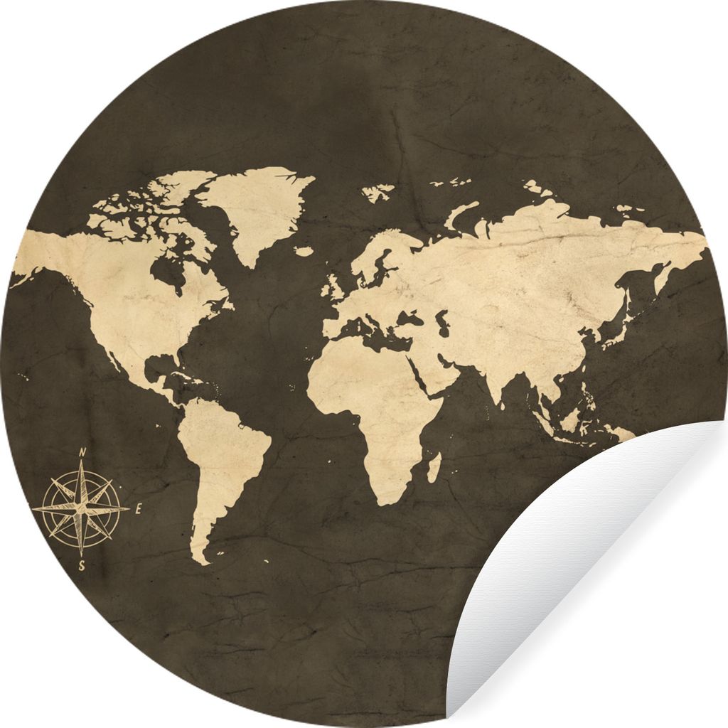 MuchoWow - Mauerkreis - Wand Bilder - Wandsticker - Wohnzimmer Dekoration - Dekoration für die Wände - Aluminium - Babyzimmer