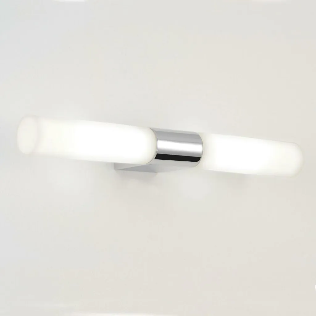 Lampe de miroir 36cm chrome : stoppez les zones d'ombre en salle de bain