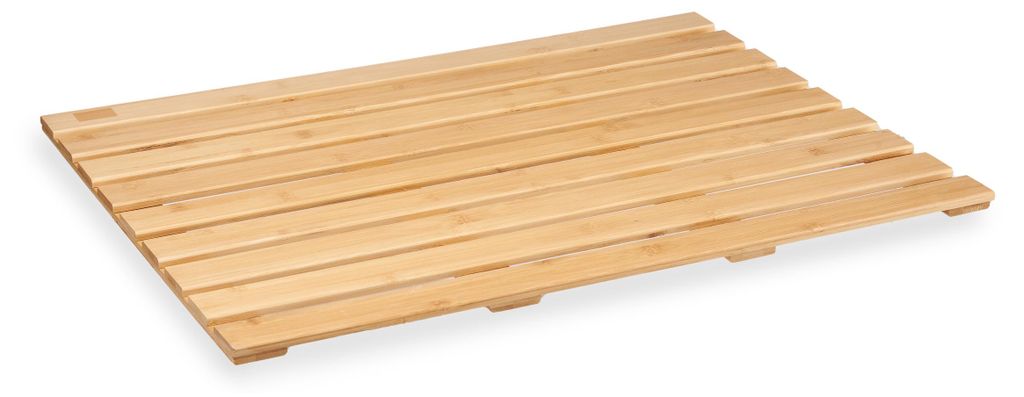 BERILO | Badematte - Duschvorleger - 66 x 50 cm - Bambus - Produktbild 