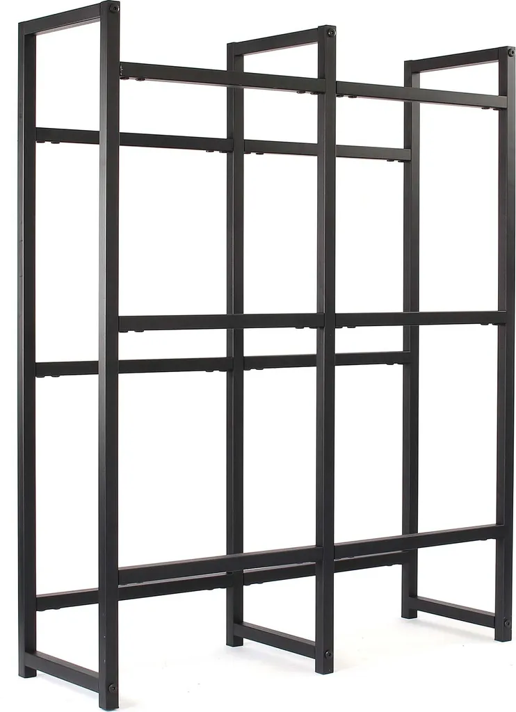 Toboli Étagère pour 6 Caisses de Boisson Acier 91x31x116 cm 120kg