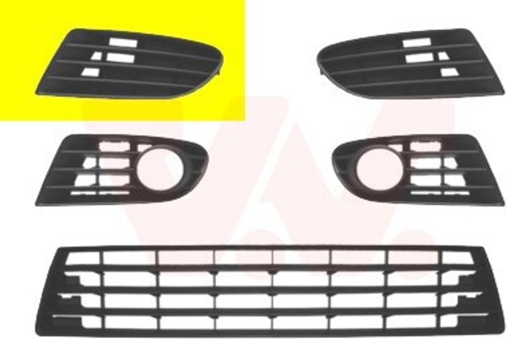 VAN WEZEL Lüftungsgitter Grill Stoßfänger für VW GOLF PLUS (5M1, 521)