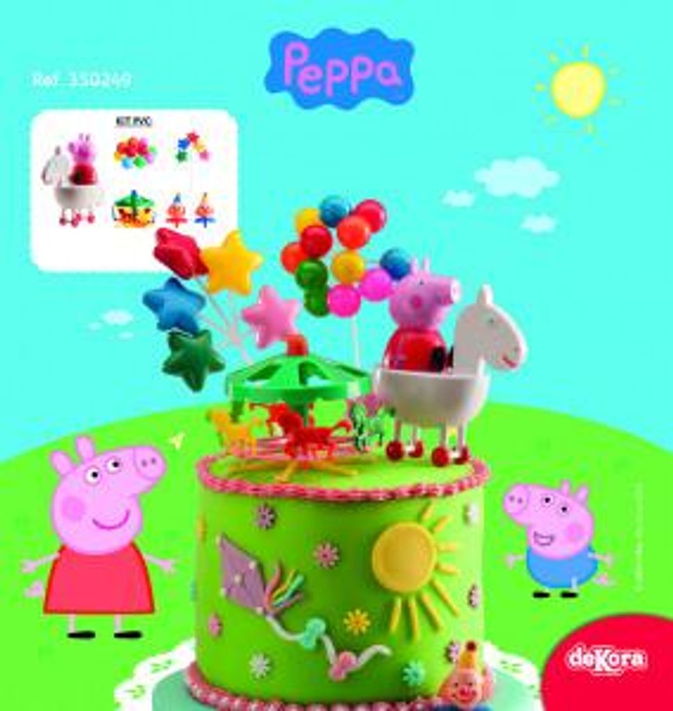 Figurka na dort prasátko Pepa a kolotoč Obrázek produktu 