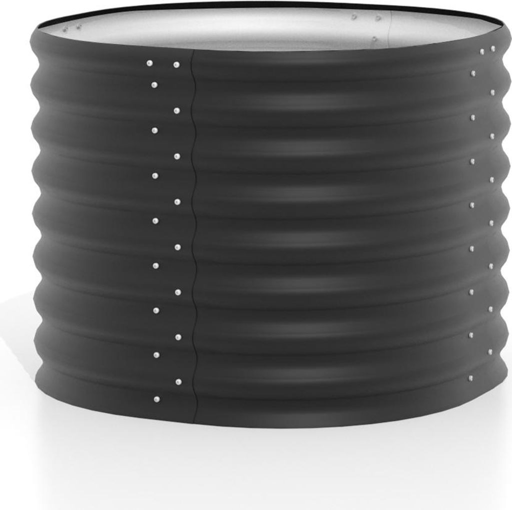 Vitavia Hochbeet "Vita Rund 630" schwarz 82 x 82 x 63 cm (T x B x H)
