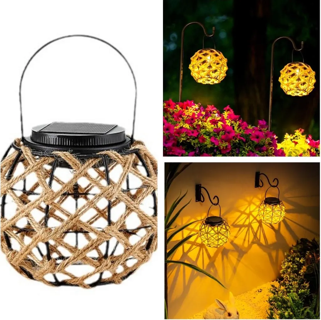 INF Lampada Solare Eco-Friendly - Lanterna LED per Giardino Bio