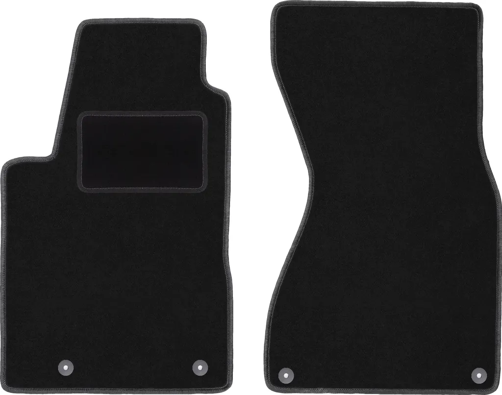 Tappetini Luxury Velours per Audi A8 D2 Berlina - Nero Set 2 Pezzi