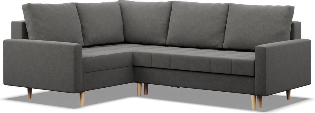 Ecksofa mit Schlaffunktion Elma Links, Ottomane, Produktbild 