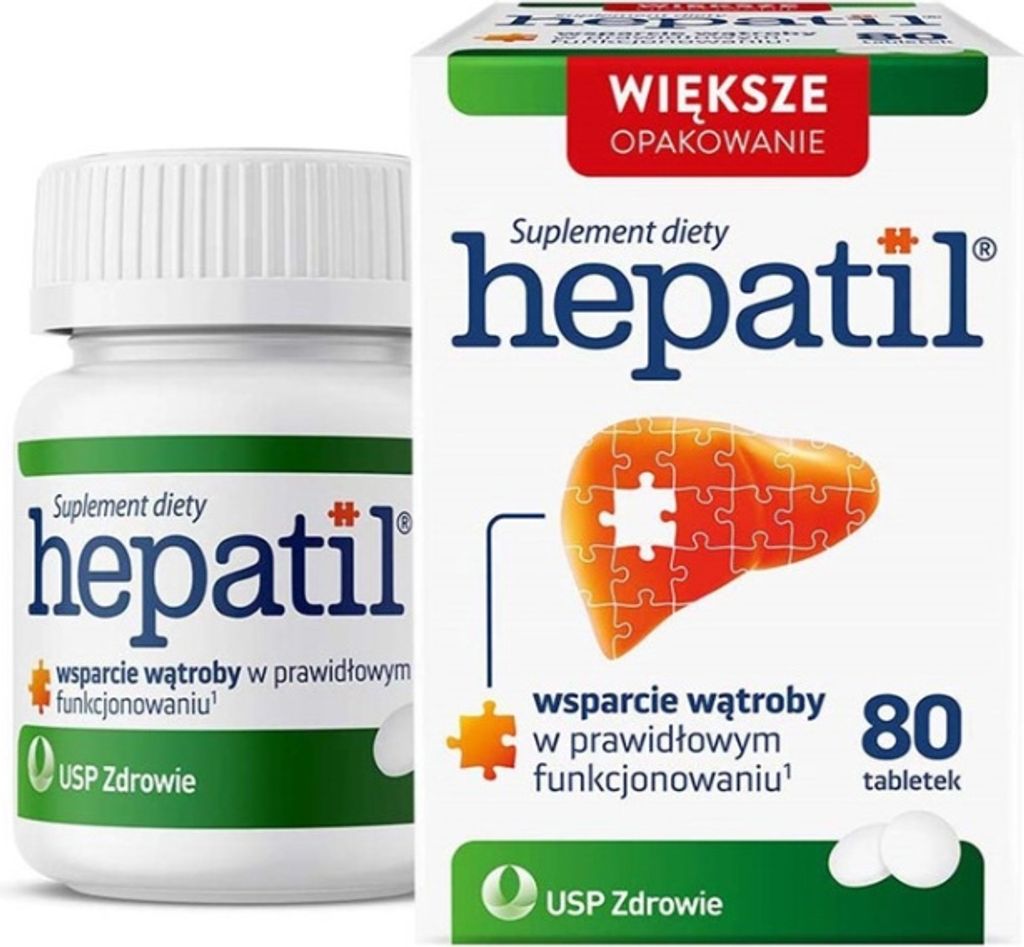 HEPATIL für Lebergesundheit und Stoffwechsel USP Health 80 Tabletten