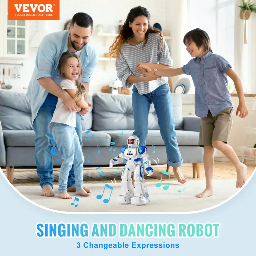 Robot Programmable à Capteur Gestuel - Fonctions Chant et Danse Incluses