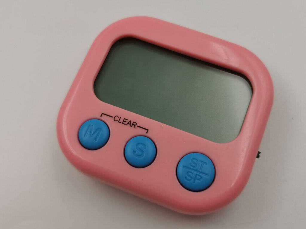 Küchentimer Eieruhr Kurzzeituhr Rosa Pink großes Display Küchenuhr Digital Koch Timer Stoppuhr Kurzzeitmesser Countdown Xara-Products