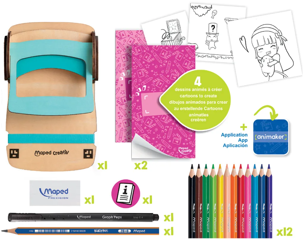 Animaker Flip Girly - Solution Créative pour Apprendre l'Animation Facile