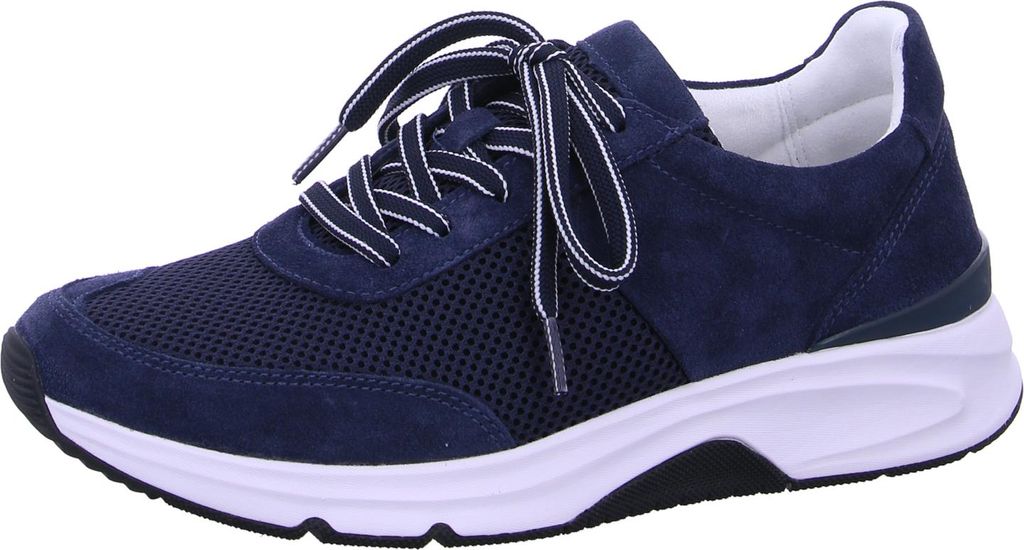 Gabor Comfort sportlicher Schnürer Blau Produktbild 