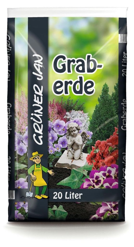 BURI Graberde 20L Sack Blumenerde Pflanzerde Qualitätserde Produktbild 