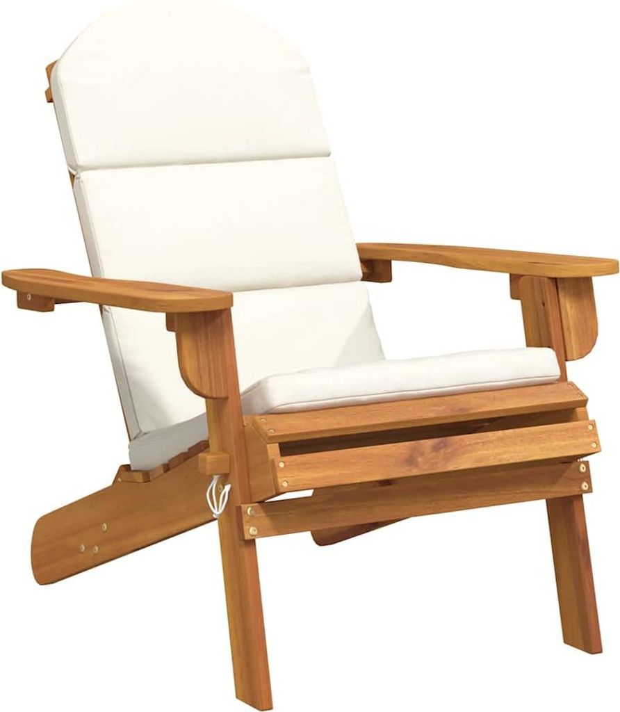vidaXL Adirondack-Gartenstuhl mit Kissen Massivholz Akazie Produktbild 