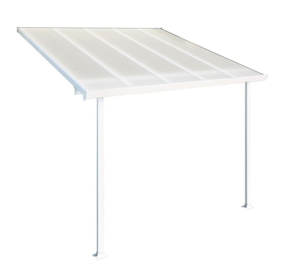 Palram - Canopia Aluminium Terrassenüberdachung Feria Weiß 295x305x305 cm