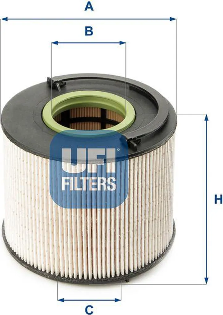 Filtre à Essence et Diesel UFI 26.015.00 pour Touareg et Phaeton VW