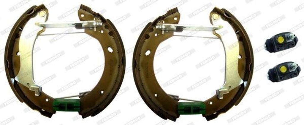 FERODO Bremsensatz Trommelbremse Hinten für LAND ROVER Freelander SUV (L314) FMK564