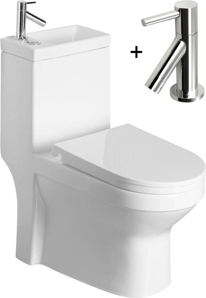 Domotechnika | WC compatto - Con lavabo - 36,5X78X72Cm - Immagine del prodotto 
