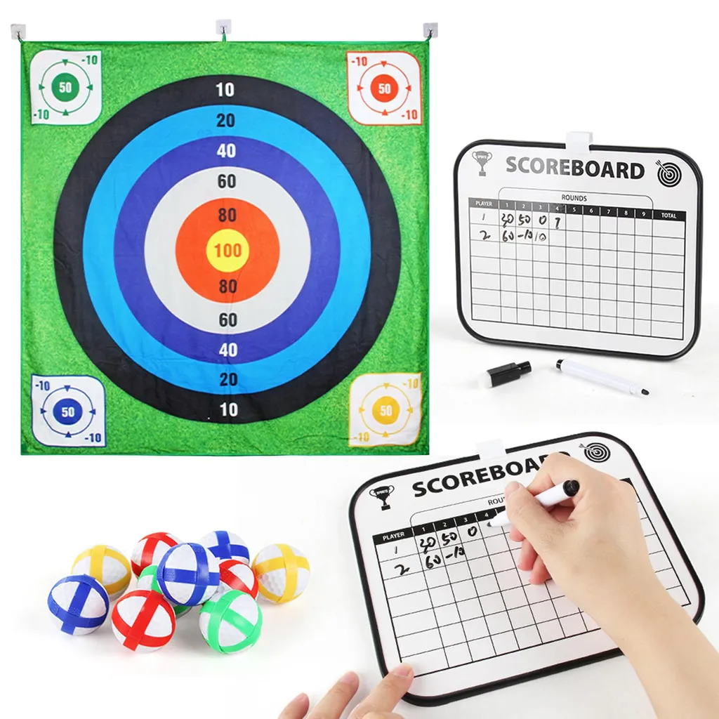 Golf à la maison : tapis double face et club de golf réglable enfant