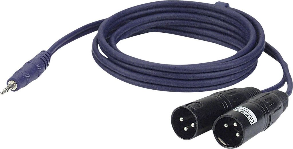 DAP FL46 - stereo mini-jack to 2 XLR/M 3P 3 m