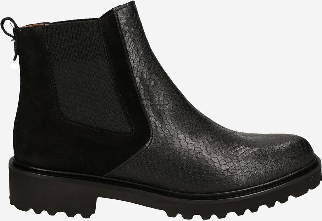 Lüke Schuhe 18882 NEGRO, Chelsea Boots, Stiefeletten in Schwarz für Damen, Größe 39