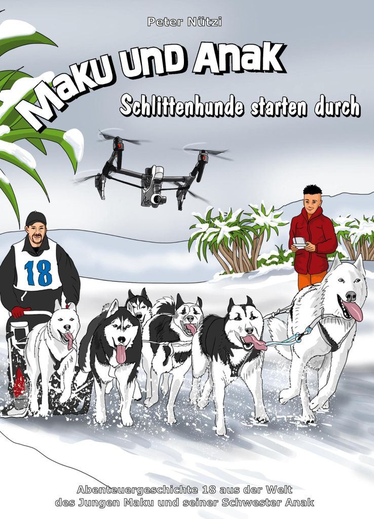 Maku und Anak Schlittenhunde starten durch