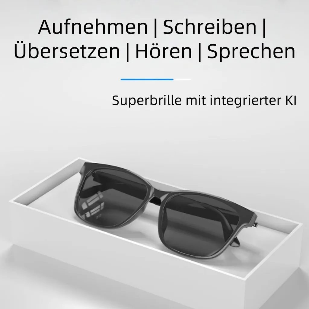 ZELURXX AI Lunettes intelligentes de traduction Bluetooth multilingue - 3