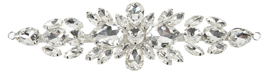 Strass-Kettenapplikation, glänzend, blendend, schön, praktisch, Taille für DIY-Kleidungsdekoration, Geschenke, wassertropfendes Pferdeauge