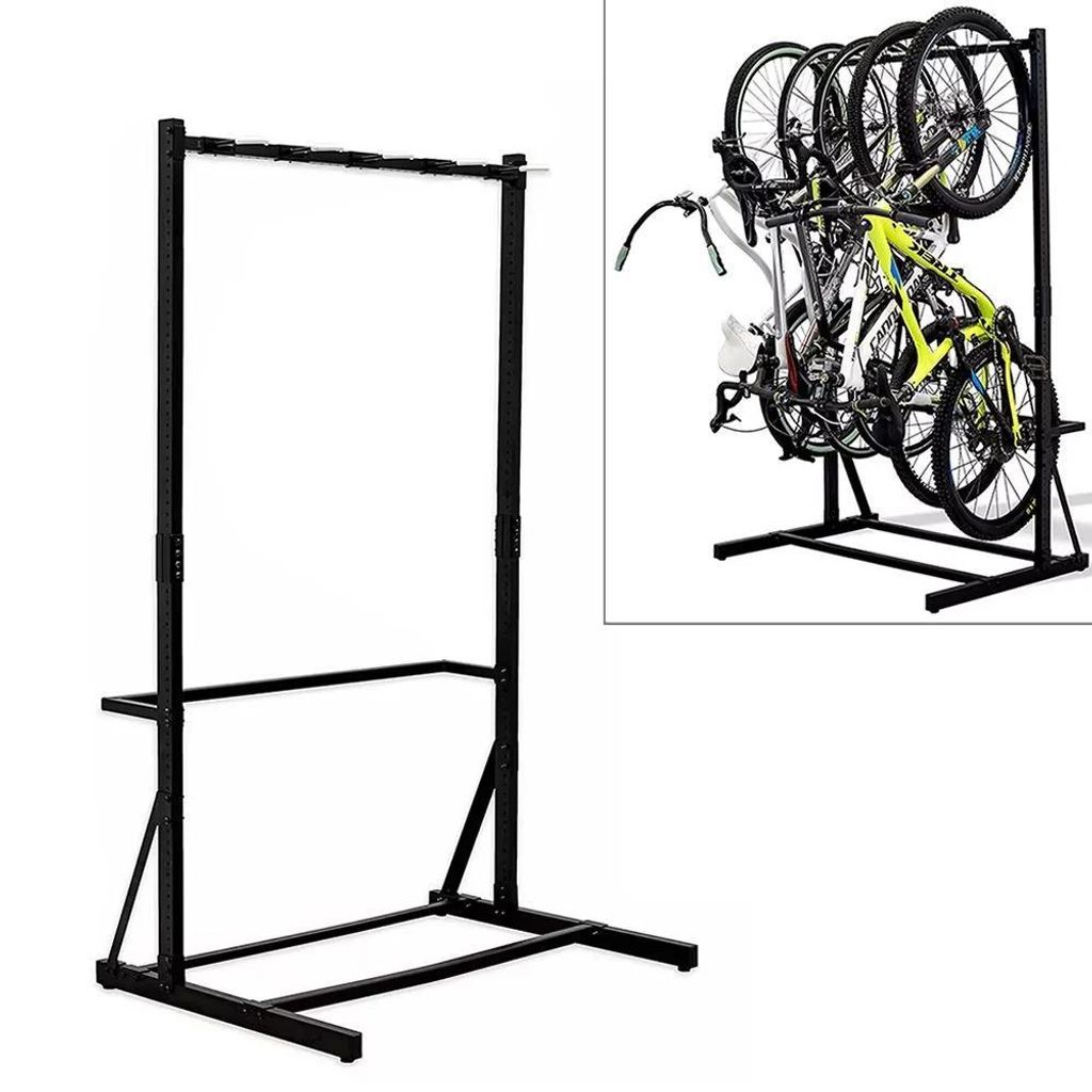 Cavalletto autoportante per 5 biciclette acciaio 117 x 91,5 Immagine del prodotto 