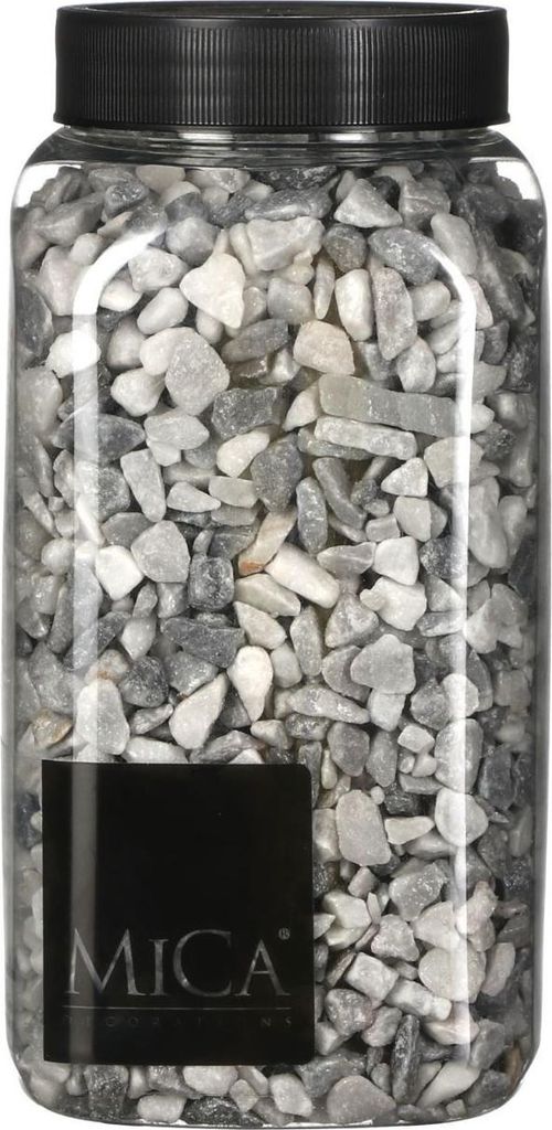 Mica Deko Steine hellgrau 650 ml Produktbild 