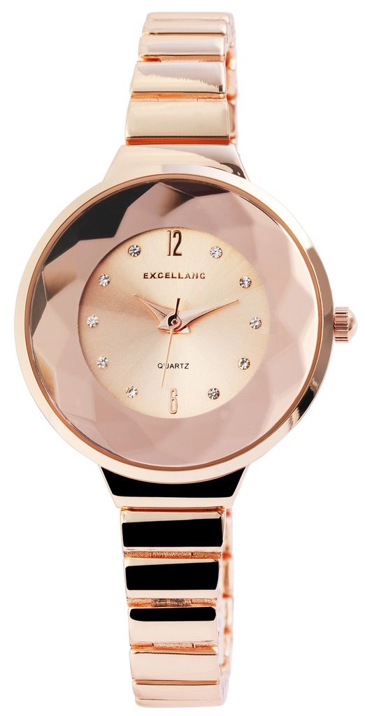 Excellanc Damenuhr mit Metallarmband