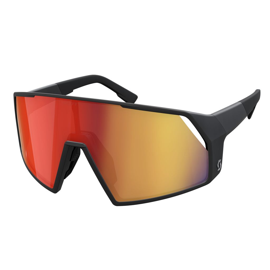 Scott Uni Sonnenbrille Pro Shield , Schwarz - Rot Chrome