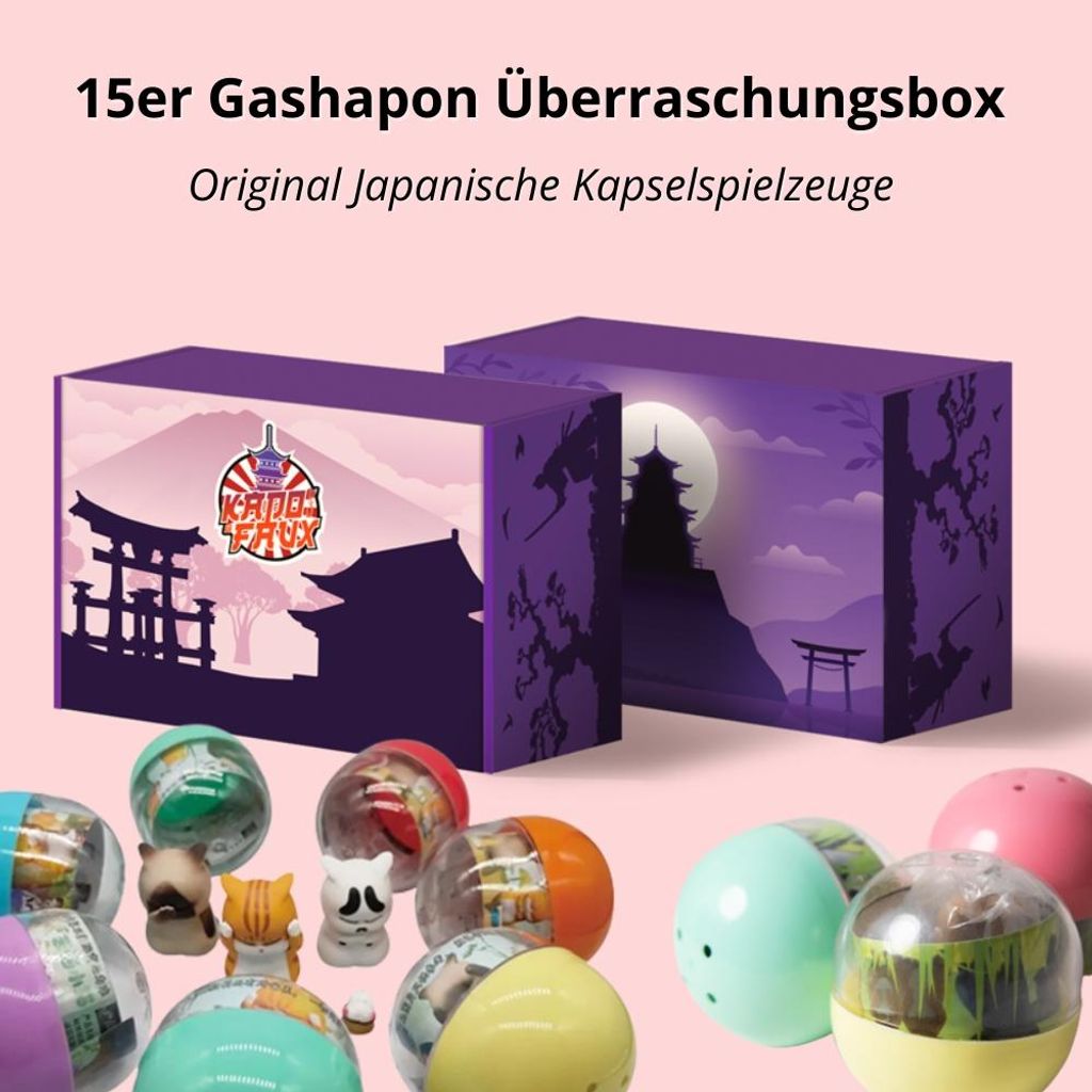 15-teiliges Mini-Sammelspielzeug-Set aus Japan – Produktbild 
