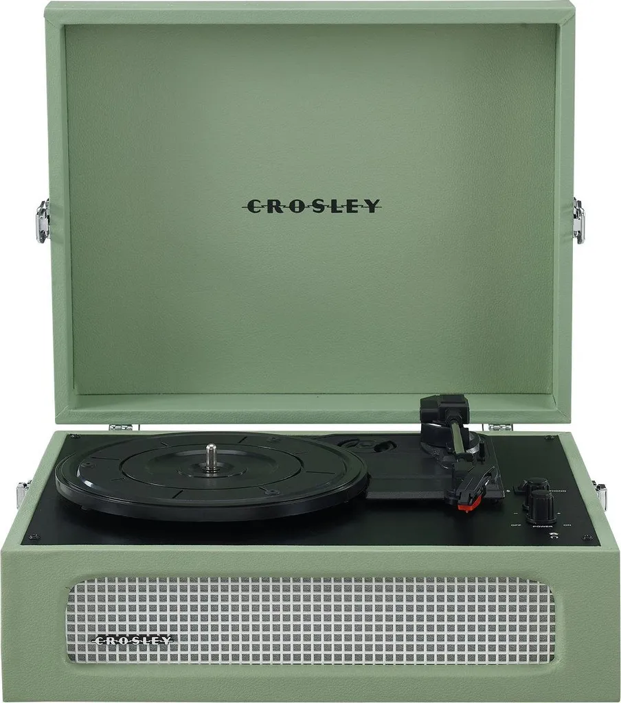 Crosley CR8017B-SA Platine Vinyle Compacte sans Enceintes Externes