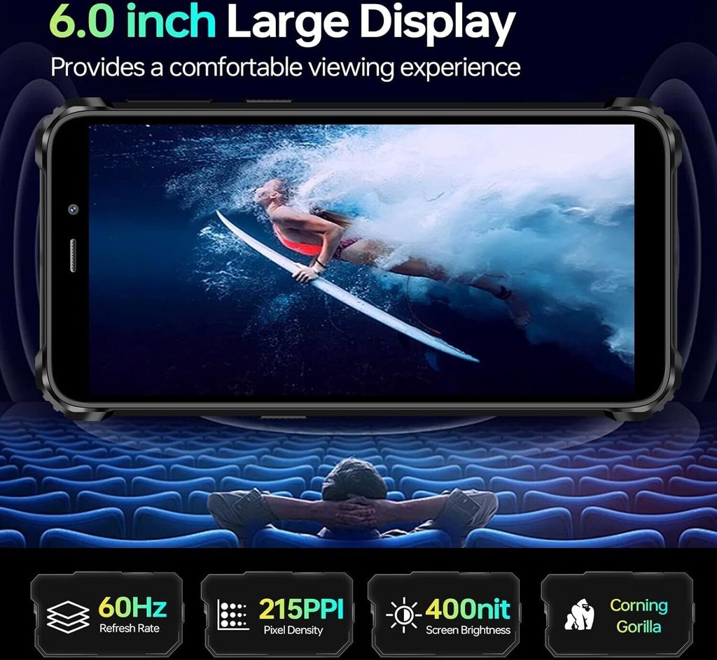 OUKITEL WP32 PRO Android 14 Outdoor Smartphone, 24GB+256GB Obrázok produktu 4