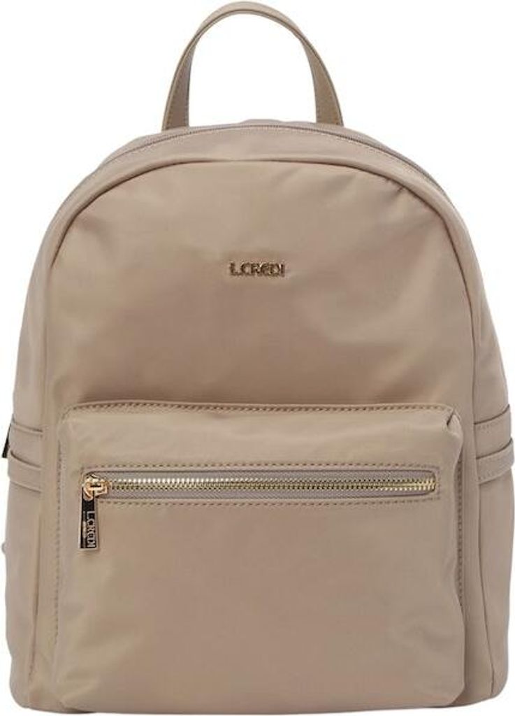 L.CREDI Rucksack Freizeitrucksack Alena Backpack Beige
