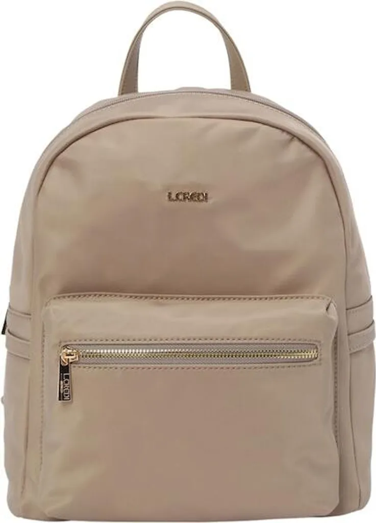 Sac à dos femme beige L.CREDI Alena - Accessoire de mode urbain et chic