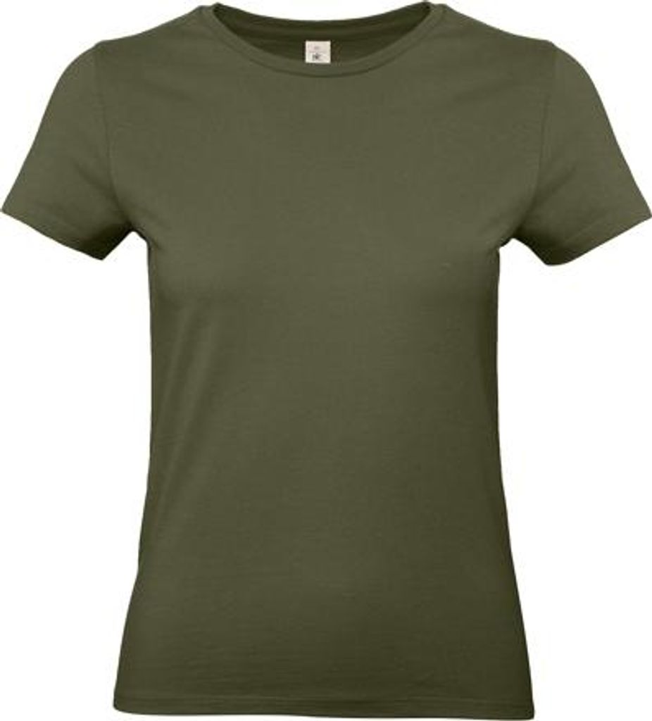 Damen-T-Shirt, Kurzarm - B&C #E190/W - urban khaki - Größe L