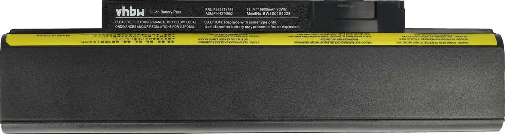 vhbw Akku kompatibel mit Lenovo ThinkPad X130e, E120 Produktbild 