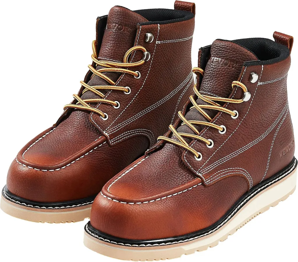 Bottes de travail avec embout en acier US taille 9,5 pour chantiers